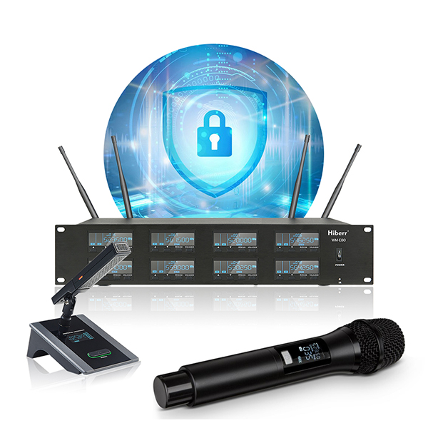 wireless conference microphone encryption