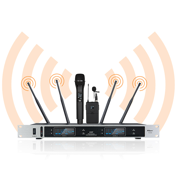 wireless microphone system uhf transmission