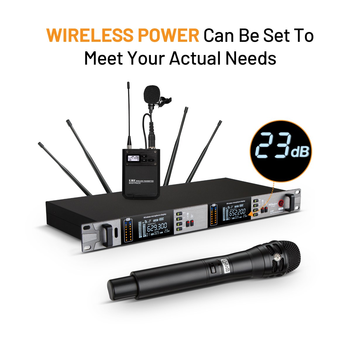 U880 Professional Wireless Karaoke Microphone