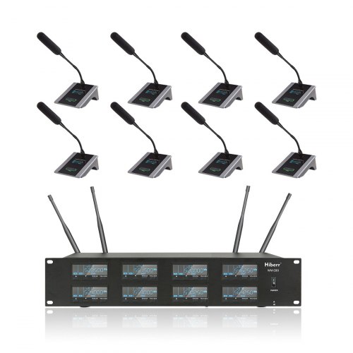 8 Channels UHF Wireless Conference Microphone